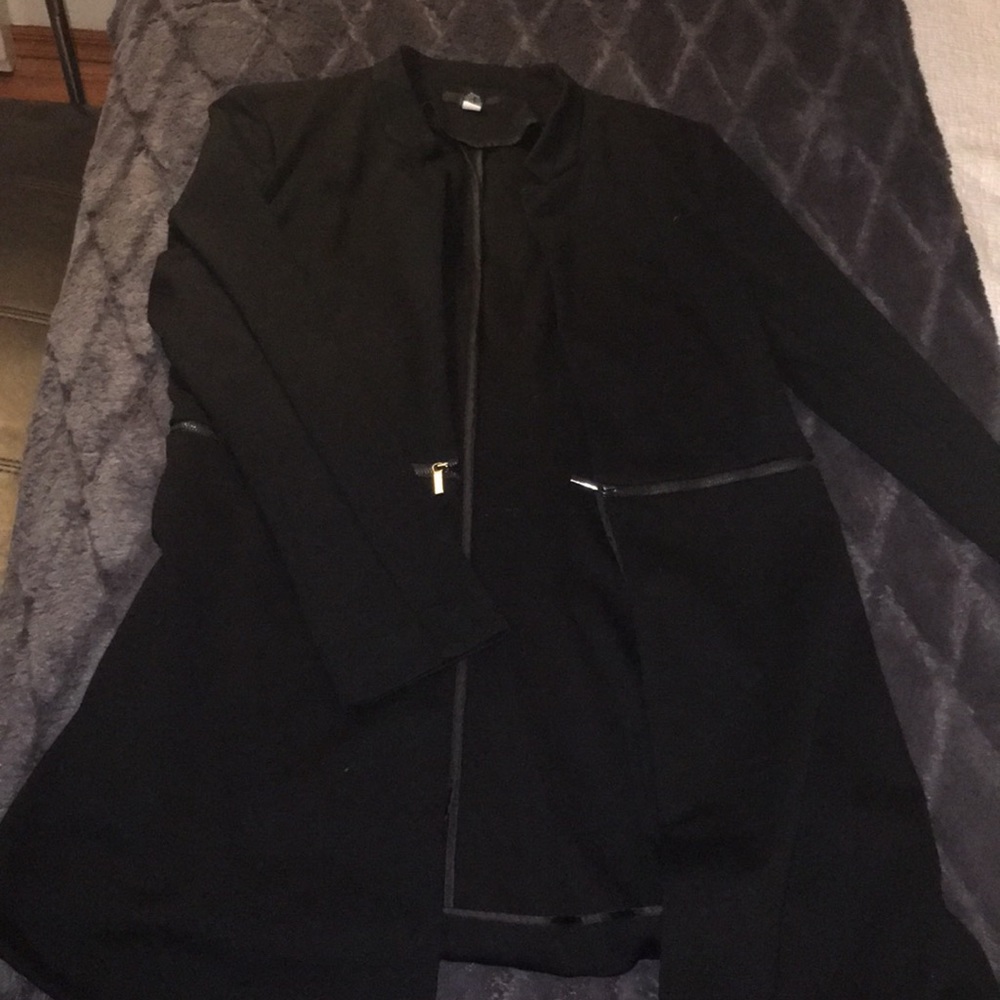 Black light winter coat